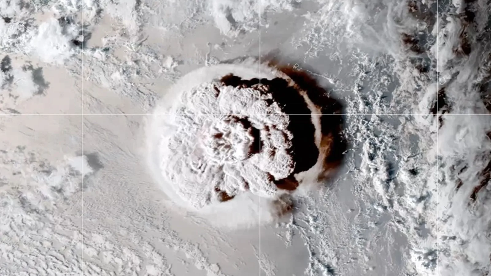 The Astounding Footage NASA Captured Of Tonga's Volcanic Eruption
